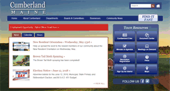 Desktop Screenshot of cumberlandmaine.com