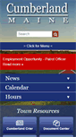 Mobile Screenshot of cumberlandmaine.com