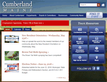 Tablet Screenshot of cumberlandmaine.com